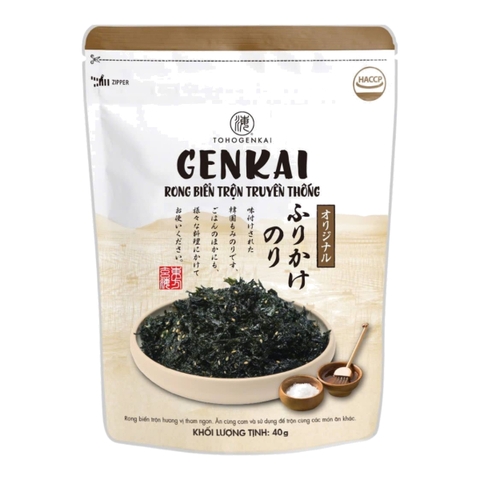 GENKAI Rong Biển Trộn Cơm Truyền Thống 40G (40G * 24 Gói)