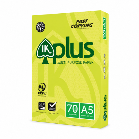 Giấy IK Plus 70 A5 (500 tờ * 10 ream)