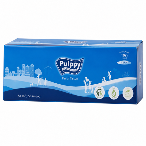 Giấy Lụa Hộp Pulppy (180 Tờ*10 Hộp)