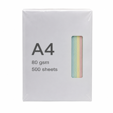 Giấy Màu 80 A4 (500 tờ * 5 ream)