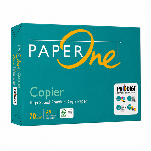 Giấy Trắng Paperone Copier 70gsm A5 (500 tờ * 10 ream)