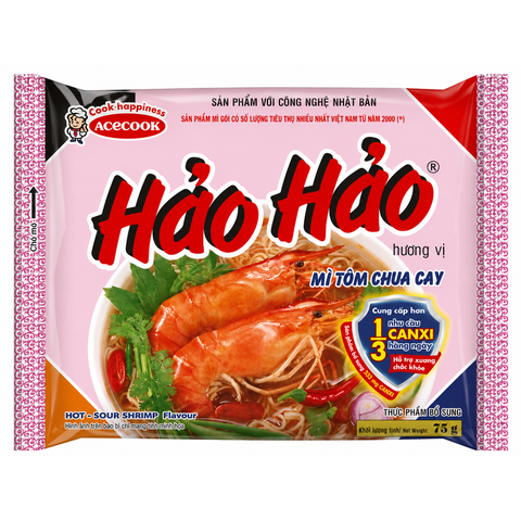Mì Hảo Hảo Tôm Chua Cay 30 (75G * 30 Gói)