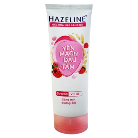 Hazeline Gel Rửa Mặt Yến Mạch & Dâu Tằm (100G * 24 Tuýp)