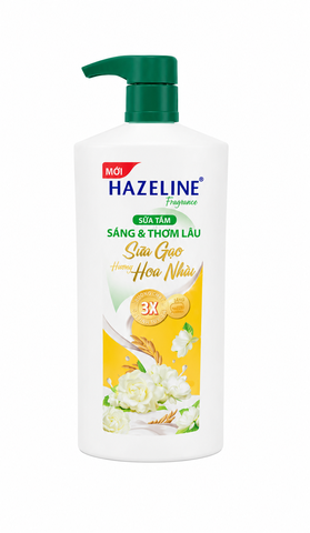 Hazeline Sữa Tắm Sữa Gạo Hoa Lài (800G*12 Chai)