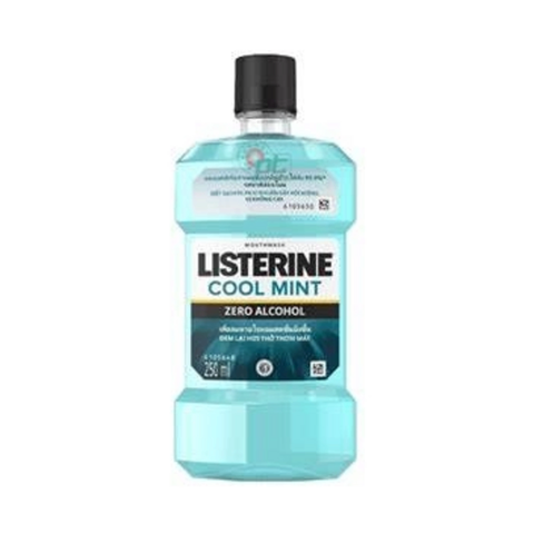 Nước Súc Miệng Listerine Cool Mint Zero Alcohol (250ML*12 chai)