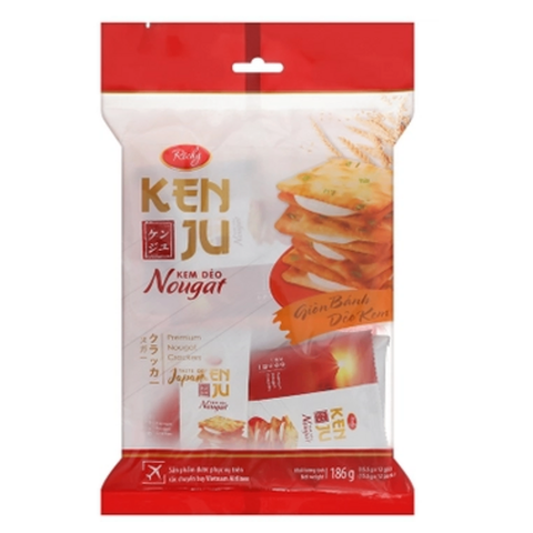 Bánh Quy Hành Kenju Kem Dẻo (186*18 Túi)