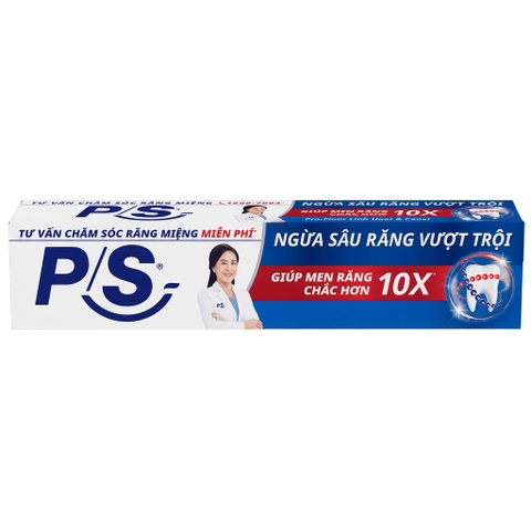 P/S Kem Đánh Răng Ngừa Sâu Răng Vượt Trội (100G*60 ống)