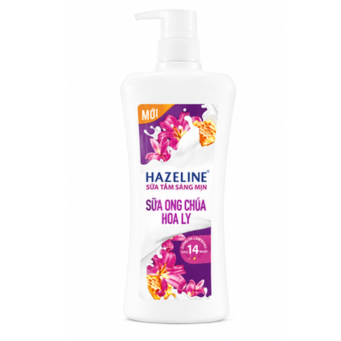 Hazeline Sữa Tắm Sáng Mịn Sữa Ong Chúa Hoa Ly (670G*8 Chai)