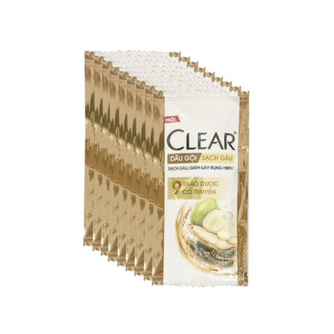 Dầu Gội Clear 9 Thảo Dược Cổ Truyền 6g