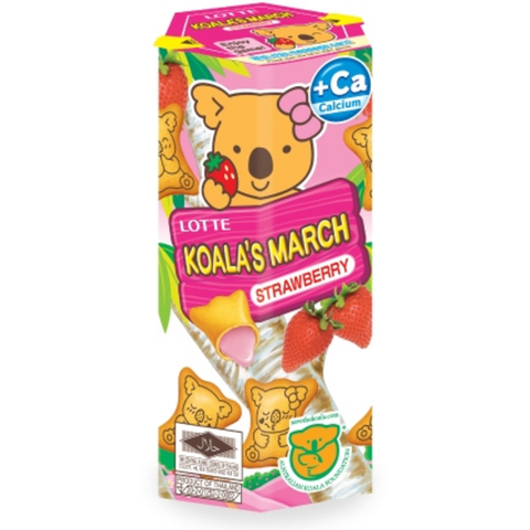 Bánh gấu Koala Kem Dâu (37G*48 hộp)
