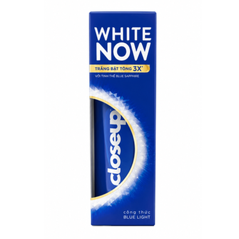 Closeup Kem Đánh Răng White Now Với Tinh Thể Blue Sapphire (100G*36 Ống)