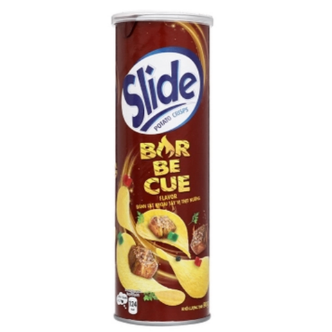 Slide Khoai Tây Lát Vị Thịt Nước BBQ (145G*14 Lon)