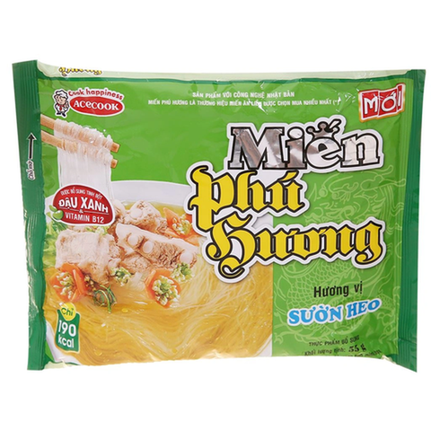 Miến Phú Hương Hương Vị Sườn Heo (55G*24 Gói)