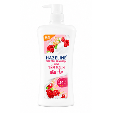 Hazeline Sữa Tắm Sáng Mịn Hương Yến Mạch Dâu Tằm (670G*8 Chai)