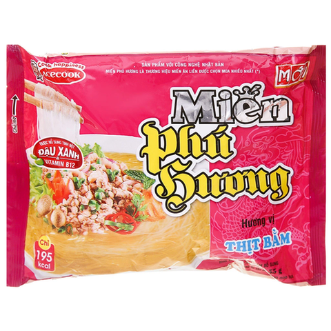 Miến Phú Hương Hương Vị Thịt Bằm (55G*24 Gói)