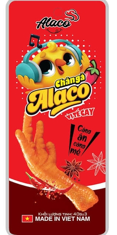 Chân Gà Alaco Vị Tê Cay 50g