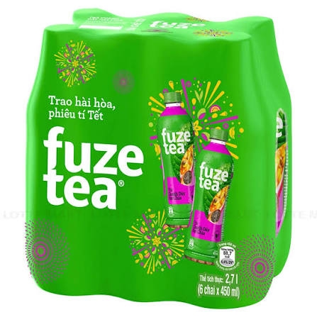 Đồ Uống Fuze Tea Trà Chanh Dây Và Hạt Chia (450Ml *24 Chai)