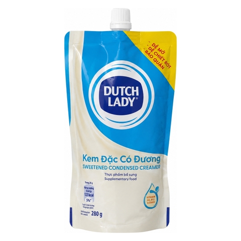 Kem Đặc Có Đường Dutch Lady Túi (280G * 24 Túi)