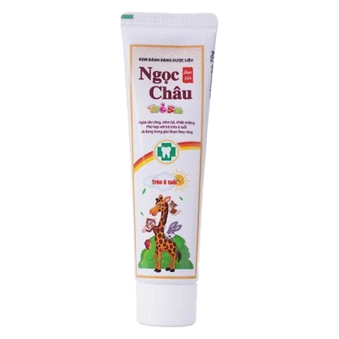Kem Đánh Răng Dược Ngọc Châu Cho Trẻ Trên 6 Tuổi 70G