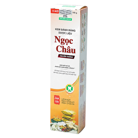 Kem Đánh Răng Dược Ngọc Châu Truyền Thống 100G