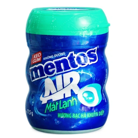 Kẹo Gum Mentos Hương Bạc Hà Khuynh Diệp (17,5g*72 Hũ)