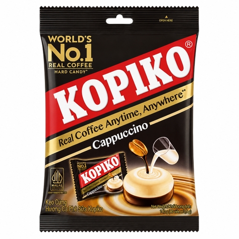Kẹo Kopiko Cappuccino Candy (140G * 24 Gói)