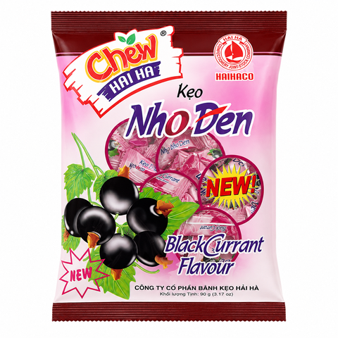 Kẹo Mềm Chew Hương Nho Đen dạng Gói (90G* 60 Gói)