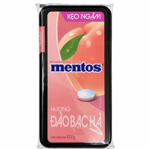 Kẹo Ngậm Mentos Hương Đào (17.5G * 144 Hộp)