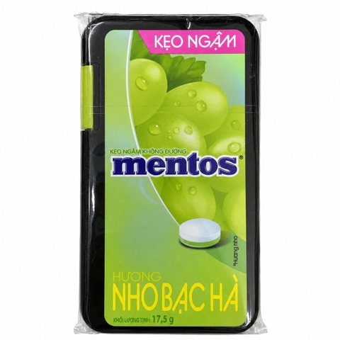 Kẹo Ngậm Mentos Hương Nho (17.5G * 144 Hộp)
