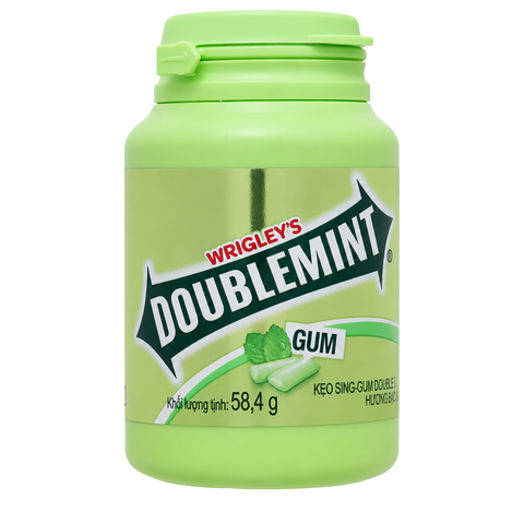 Kẹo Sing-gum Doublemint Hương Bạc Hà (58,4G * 12 Hũ)