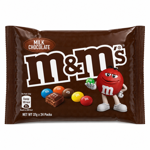 Kẹo Sôcôla Sữa M&M's (37G * 24 Gói)