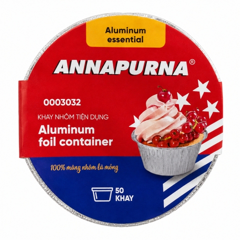 Khay Nhôm Tiện Dụng Annapurana 71MM × 71MM × 22MM ( 50 khay * 24 lốc )