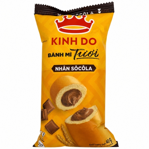 Kinh Đô Bánh Mì Tươi Socola (40G * 90 Gói)