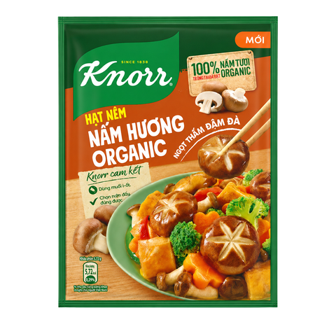 KNORR Hạt Nêm Nấm Hương Organic (380g * 16gói)