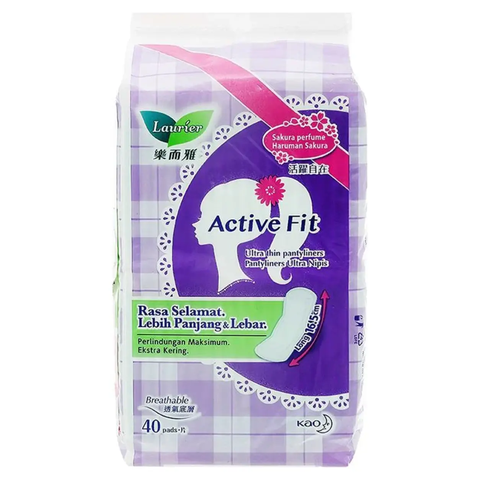 Laurier Active Fit Hằng Ngày Hương Hoa (40 Miếng *1 gói)