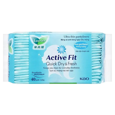 Laurier Active Fit Không Hương (40 Miếng *1 gói)