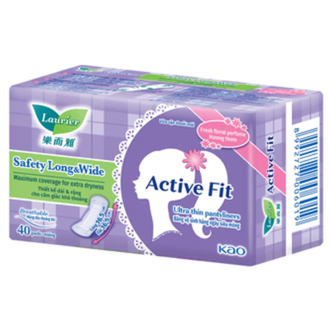 Laurier Active Fit Ngày Đầu Ngày Cuối Anh Đào (40 Miếng *1 gói)