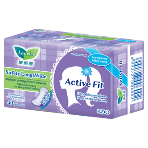 Laurier Active Fit Ngày Đầu Ngày Cuối Không Hương (40 Miếng *1 gói)