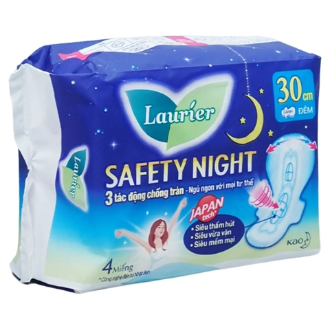 Laurier Safety Night 30Cm (4 miếng *gói)