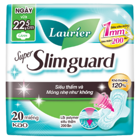 Laurier Super Slimguard 1Mm 22,5Cm ( 20 Miếng*1 gói )