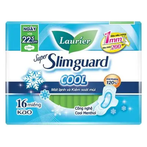 Laurier Super Slimguard 1Mm 22,5Cm Cool ( 16 Miếng *1 gói )