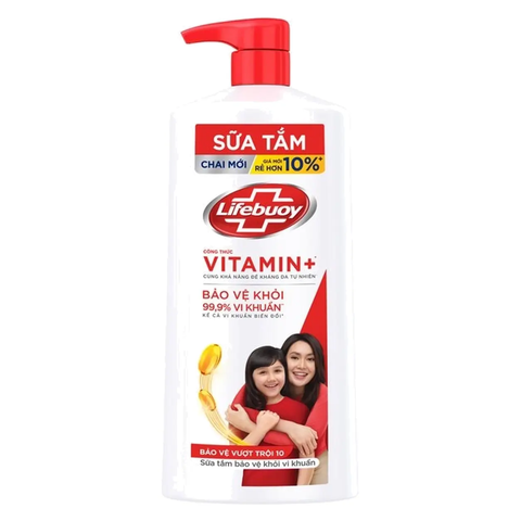 Lifebuoy Sữa Tắm Bảo Vệ Vượt Trội (800G * 12 Chai)