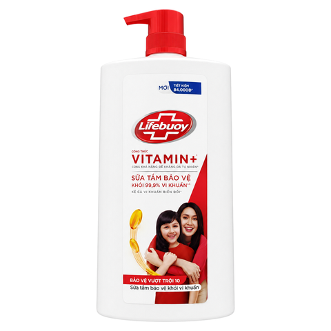 Lifebuoy Sữa Tắm Bảo Vệ Vượt Trội (1.1KG * 6 Chai)