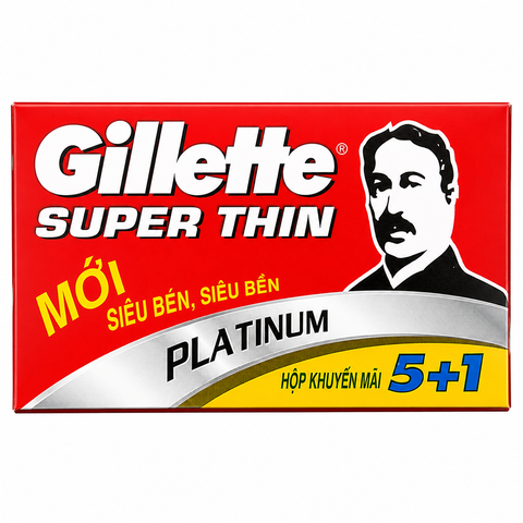 Lưỡi Lam Gillette Super Thin 5S (5 Cái*20 Hộp)