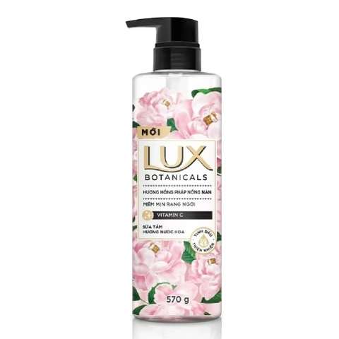 Lux Sữa Tắm Botanicals Hương Hồng Pháp Nồng Nàn (570G*12 Chai)