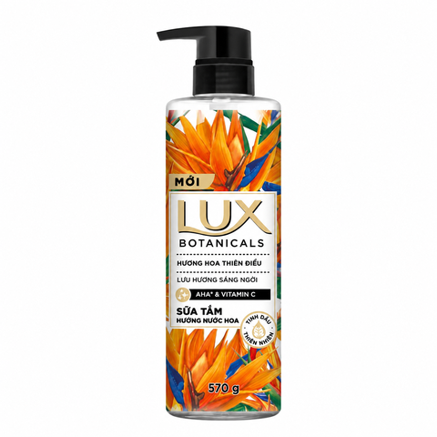 Lux Sữa Tắm Hương Hoa Thiên Điểu (570G * 12 Chai)
