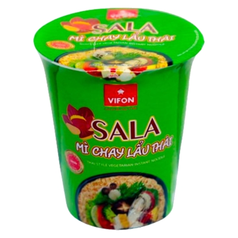 Mì Cốc Chay Lẩu Thái Sala (60G*24 Ly)