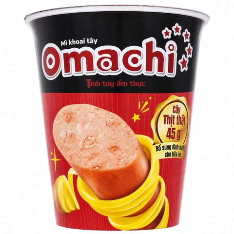 Mì Dinh Dưỡng Khoai Tây Omachi Hương Vị Lẩu Tôm Càng (67G*24 Ly)