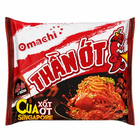 Mì Omachi Cua Xốt Ớt (126G*24 Gói)