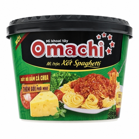 Mì Omachi Trộn Xốt Spaghetti (105G*12 Tô)